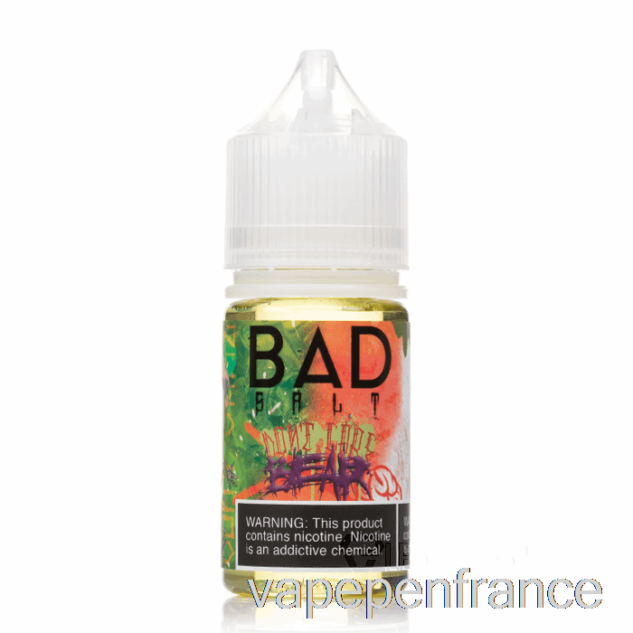 M'en Fous Ours - Mauvais Sel - Stylo Vape 30 Ml 25 Mg